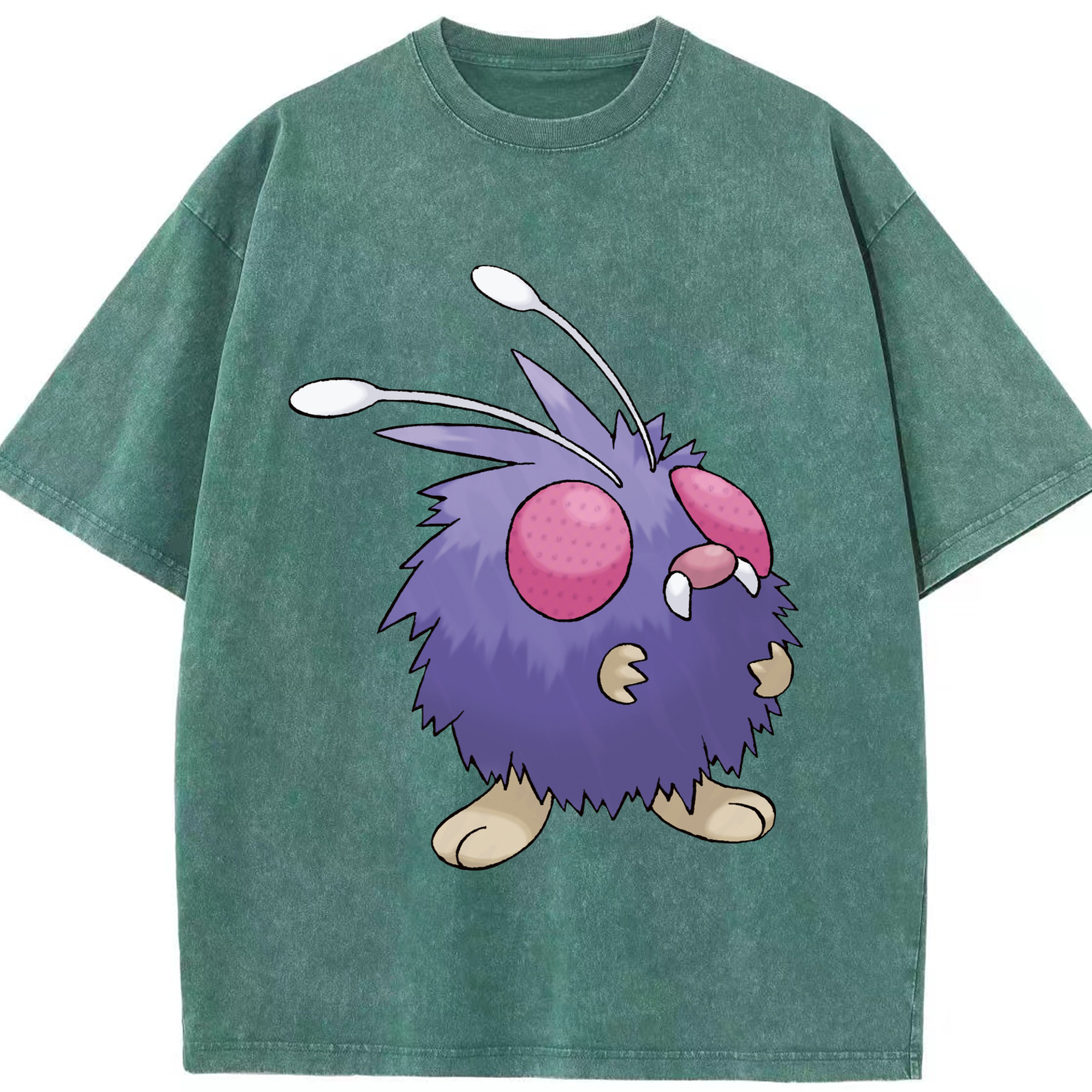 （画像用） ポケットモンスター Pokémon 綿100% ヴィンテージ風 半袖Tシャツ（フロントプリント）